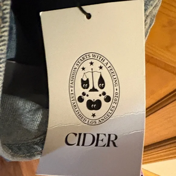 Cider Blue Women's Denim Overalls - Picture 3 of 6